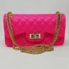 ELI JP068 - NEON PINK JELLY PURSE (MEDIUM)