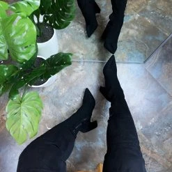 LILIANA KATANA2 - BLACK SUEDE