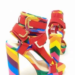 SPRINGLAND WHAT'S NEW KEANDRA07 - RED MULTICOLOR