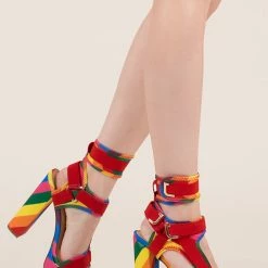 SPRINGLAND WHAT'S NEW KEANDRA07 - RED MULTICOLOR