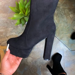 LILIANA WHAT'S NEW LAWRENCE4 - BLACK SUEDE