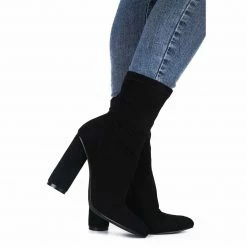 CAPE ROBBIN PAW1 - BLACK SUEDE WHAT'S NEW