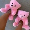 CHINA WHAT'S NEW TEDDY BEAR SLIPPERS - PINK