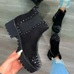 CAPE ROBBIN WHAT'S NEW SPIKY - BLACK & BLACK